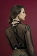 Портупея На Тело Черная Кожаная С Кольцами Harness (297544) - изображение 2