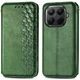 Чохол Deexe Rhombus Wallet для Xiaomi 15T Pro - Green - зображення 1