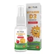 Витамин D3 для детей Biotus Vitamin D3 200 МЕ/5 мкг 30 мл яблуко (ARE-576004) - изображение 2