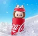 Плюшевый брелок Labubu банка Coca Cola коллекционная игрушка - изображение 2
