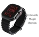 Сенсорний смарт-годинник T800 Ultra Black (16074) - зображення 3