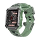 Смарт-часы с наушниками LEMFO T93 силиконовый ремешок Black Green (16343) - изображение 5