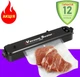 Вакууматор Vacuum Sealer 60 кПа, вакуумный упаковщик для еды, бытовой вакууматор для продуктов, 140 Вт, черный - изображение 1