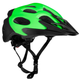 Kask rowerowy Spokey CHECKPOINT z daszkiem zielony (5902693282464) - obraz 1