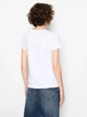 Футболка хлопковая женская Armani Exchange 481517771 S Белая (1159847422) - изображение 2
