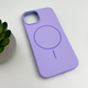 Защитный чехол-накладка Cosmic Silicone Case Magnetic для Apple iPhone 14 Elegant Purple (SilMag14-47) - изображение 3