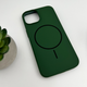 Защитный чехол-накладка Cosmic Silicone Case Magnetic для Apple iPhone 14 Atrovirens (SilMag14-54) - изображение 3