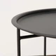 Stolik pomocniczy Boltze Rocko z metalu 46 cm Czarny (4066076501014) - obraz 3