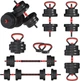 Гантели с функцией штанги 6 в 1 Fit-On 43 кг (2030-0043) + Перчатки для фитнеса Fit-On Glove L Red-Black в подарок! - изображение 2