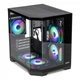 Корпус для ПК Qube Crystal ARGB (CRYSTAL_GBNU3) Black mATX без БЖ - изображение 1