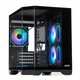 Корпус для ПК Qube Crystal ARGB (CRYSTAL_GBNU3) Black mATX без БЖ - изображение 2