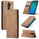 Чехол-книжка CaseMe из нубука для Xiaomi Redmi Note 8 Pro Светло-коричневый - изображение 8