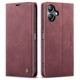Чехол-книжка CaseMe из нубука для Samsung A07 Бордовый - изображение 9