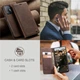 Чохол-книжка CaseMe із нубуку для Xiaomi 11T/Pro Темно-коричневий - зображення 6