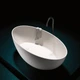 Ванна зі штучного каменю Treesse Bali 160x85x62h, біла матова (V026BO) - изображение 3