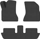 EVA коврики EVAtech в салон авто для Citroen C4 Picasso 2006-2013 1 поколения Minivan EU Черный кант (CN21045ZE3CP2SBB) - изображение 1