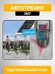 Уличная поворотная IP-камера видеонаблюдения 4G с солнечной панелью и 5-мя камерами, ночным видением и мигалкой - изображение 3