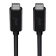 Кабель Belkin Type-C to Type-C 10Gbps 1 м Black (F2CU052bt1MBKP1) OEM - изображение 2