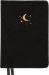 Ежедневник датированный 2026 (А6, твердая обложка, черный) Leo Planner Luna 252706 - изображение 1