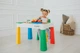 Комплект детский столик со стульчиком POPPET Колор Грин 5 в 1 + подушка на стул и набор фломастеров ( PP-002G-G) - изображение 11