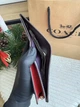 Гаманець coach medium corner zip wallet червоний натуральна шкіра + подарункове пакування - изображение 3