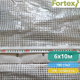 Полиэтиленовая армированная пленка Fortex 6x10 м, 60 м2, 180 г/м2, прозрачная - изображение 8