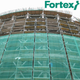 Сетка фасадная защитная, затеняющая Fortex 3,3x50 м, 165 м2, 60 г/м2, зеленая - изображение 13