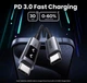 Кабель Ugreen Uno Type-C PD 100W (1m) Black з дисплеєм - зображення 2