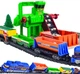 Уникальная Железная дорога Power Train 1067 см - Грузовая станция с загрузкой щебня - изображение 7