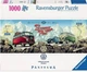 Puzzle Ravensburger Panorama Volkswagen Vintage 1000 elementów 12000443 (4005555004431) - obraz 1