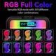 Накамерный LED RGB-свет Puluz PU560B 2500–9000K с аккумулятором, OLED-дисплеем и 13 режимами сцен (E1463AAEBA16) - изображение 4