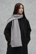 Флисовый Шарф Женский Серый Однотонный Without Long Gray Woman - (362697) - изображение 1