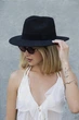 Женская Шляпа Fedora Черная С Лентой - (364886) - изображение 1