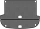 EVA коврик EVAtech в багажник авто для Santa FE (CM) Restyling (Floor Gas Pedal) 5 seats (2 clips) Hyundai 2010-2012 2 поколения SUV EU Ромб Серый Черный кант (HY13943BE2RGB) - изображение 1