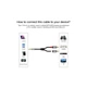Кабель мультимедійний 3.5mm M to 2xRCA M 1.0m AV116 black Ugreen (10749) - зображення 4