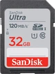 Карта памяти SANDISK Ultra SDHC 32GB UHS-I U1 (SDSDUN4-032G-GN6IN) - изображение 1