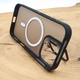 Чехол Baseus Smoke case Magsafe with Metal Stand для iPhone 17 Black - изображение 3