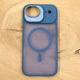 Чехол Baseus Smoke case Magsafe with Metal Stand для iPhone 17 Air Dark Blue - изображение 1