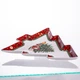 Блюдо сервировочное новогоднее Christmas 29х24х2 см из фарфора в форме елки Yiwu HP-SDHK-17 - изображение 5