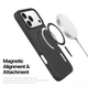 Чехол для Apple iPhone 17 Pro Max Dux Ducis Yind Mag Матовый с Magsafe Black - изображение 5
