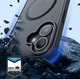 Чехол для Apple iPhone 17 Dux Ducis Yind Mag Матовый с Magsafe Black - изображение 6