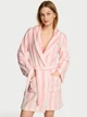 Халат Victoria's Secret розовый в полоску XS-S - изображение 1
