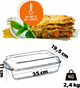Форма для випічки Kadax прямокутна з кришкою 3.95 л (5902730382003) - зображення 2