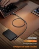 Кабель CONMDEX USB A to USB-C 15Вт, USB 3.2 Gen2, 10Gbps, Г-образный, 0.6м, grey - изображение 3
