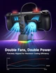 Док-станция JSAUX для Steam Deck/ROG Ally/Legion Go Dock, 7-в-1 HDMI 4K@120Hz, Gigabit Ethernet, USB-A и 100 Вт USB-C, RGB Cooling Fan, VRR, ALLM, HDR, QFT (HB0705) - изображение 7