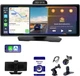 Беспроводной дисплей Apple CarPlay и Android Auto для автомобиля 10,26 дюйма - изображение 1