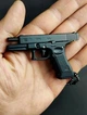 Брелок Glock 17 P18C Чорный для ключей,рюкзака Реалистично разборный, коллекционный Кабура в подарок - изображение 8