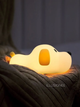 Ночник игрушка 3DTOYSLAMP детский светильник для сна щенок силиконовый с LED аккумулятором таймером автовыключения 2 цвета свечения мягкий декоративный для украшения дома спальни детской комнаты гостиной 15.5×9×7 см оригинальный подарок ребенку - изображение 3