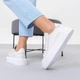 Женские кеды низкие ISSA PLUS OB2-407 37 Белые (issa2007682546886) - изображение 3