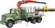 Лісовоз Bruder Mack Granite Timber Truck Loading Crane and 3 Trunks (4001702028244) (955555907040305) - Уцінка - зображення 3